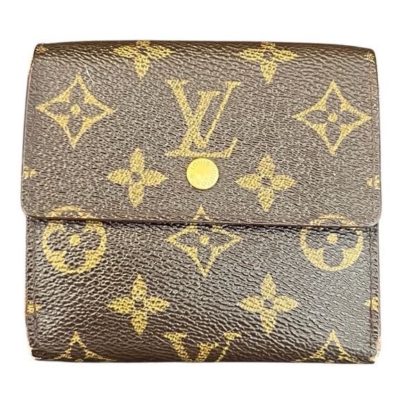 Louis Vuitton Authentic Vintage brown and Gold Monogram Tri-fold Wallet - Picture 11 of 17